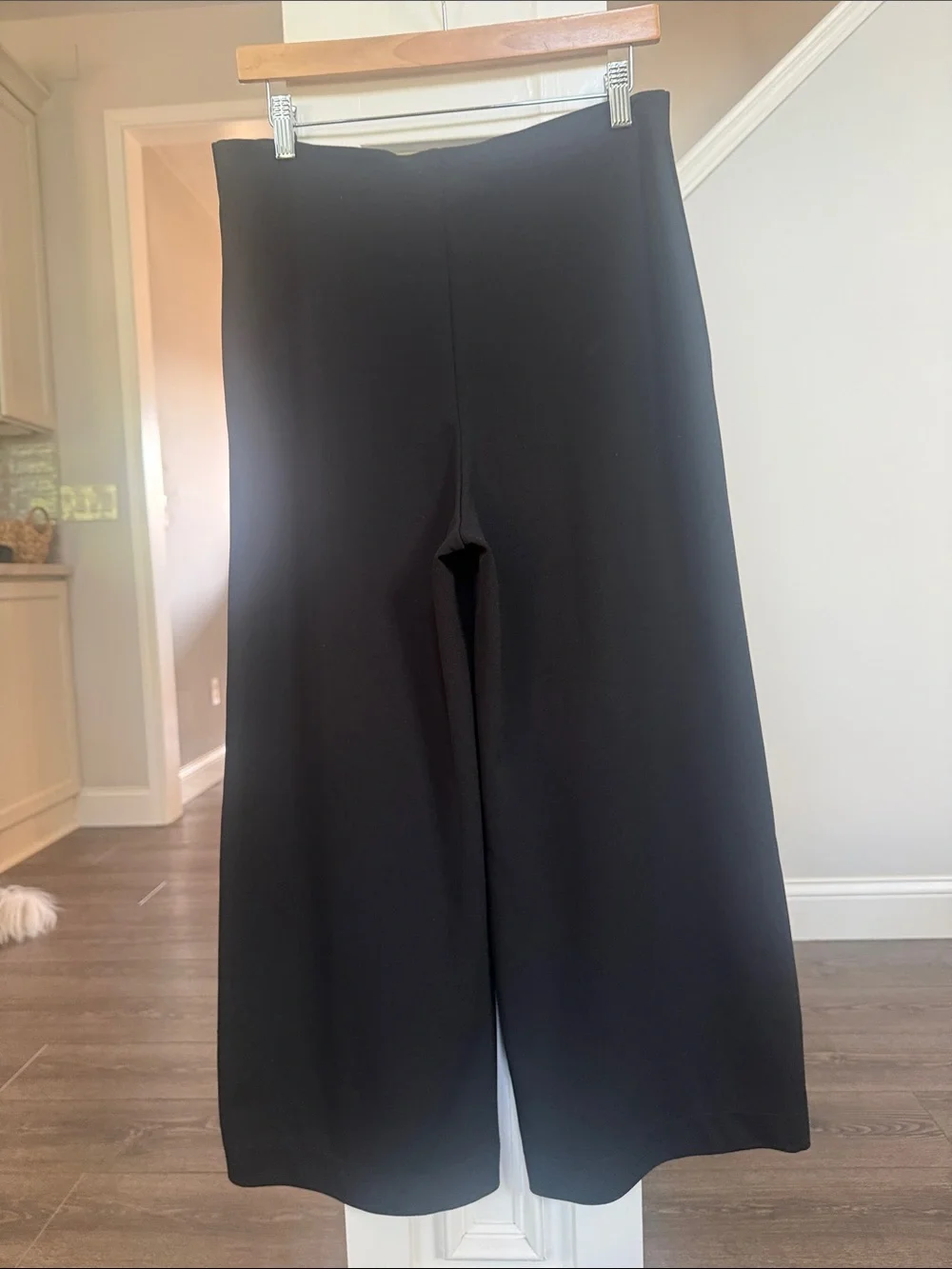 H&M Black Wide-Leg Culotte Pants M - Picture 3 of 5